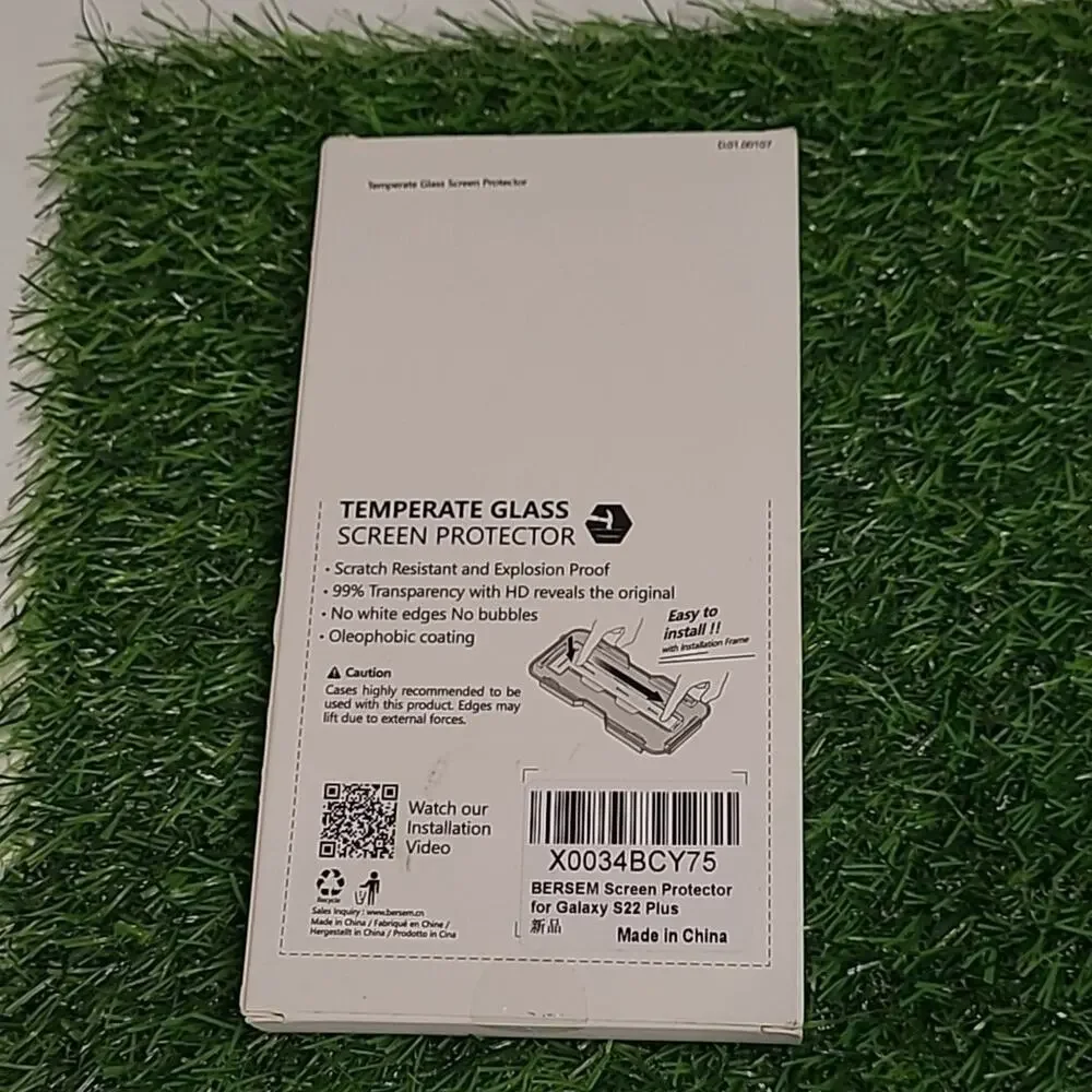 TEMPERED Glass Screen Protectors for Samsung Galaxy S22 Plus - New in Opened Box